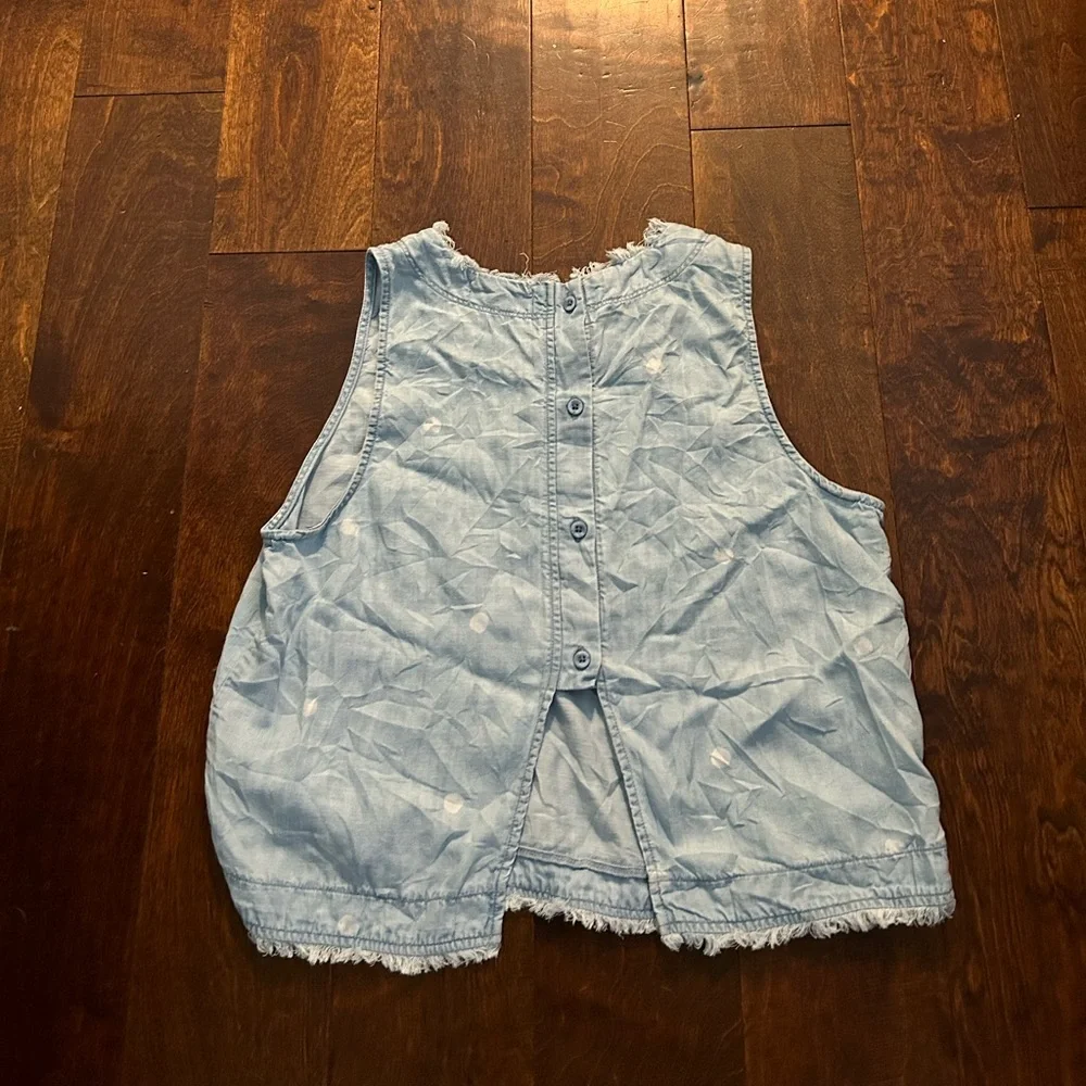 Anthropologie Cloth and Stone polka dot top - Picture 3 of 4